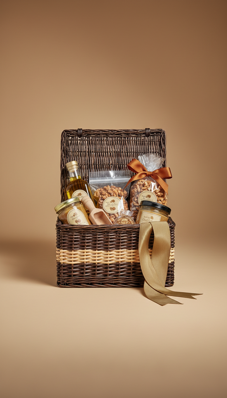 Toasted Walnut Connoisseur Gift Basket