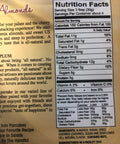 Nutrition Facts Sugar Plum Chocolates Cherry Almonds