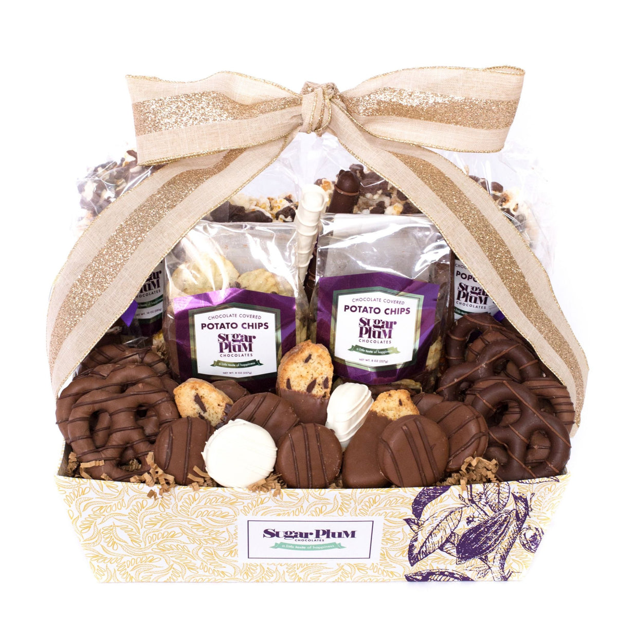 Sugar Plum Gourmet Chocolate Gift Basket 40 Piece