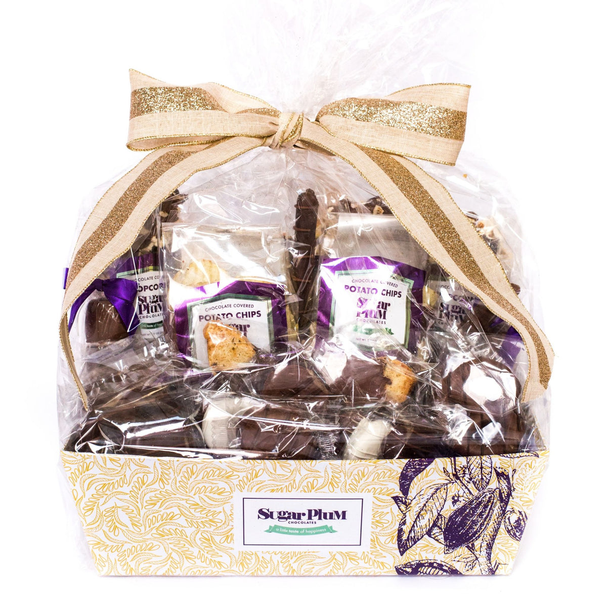 40 Piece Gourmet Handcrafted Chocolate Gift Basket 