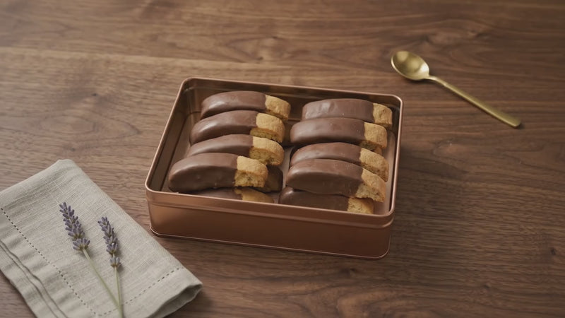 Sugar Plum Chocolates Salted Caramel Biscotti Video 
