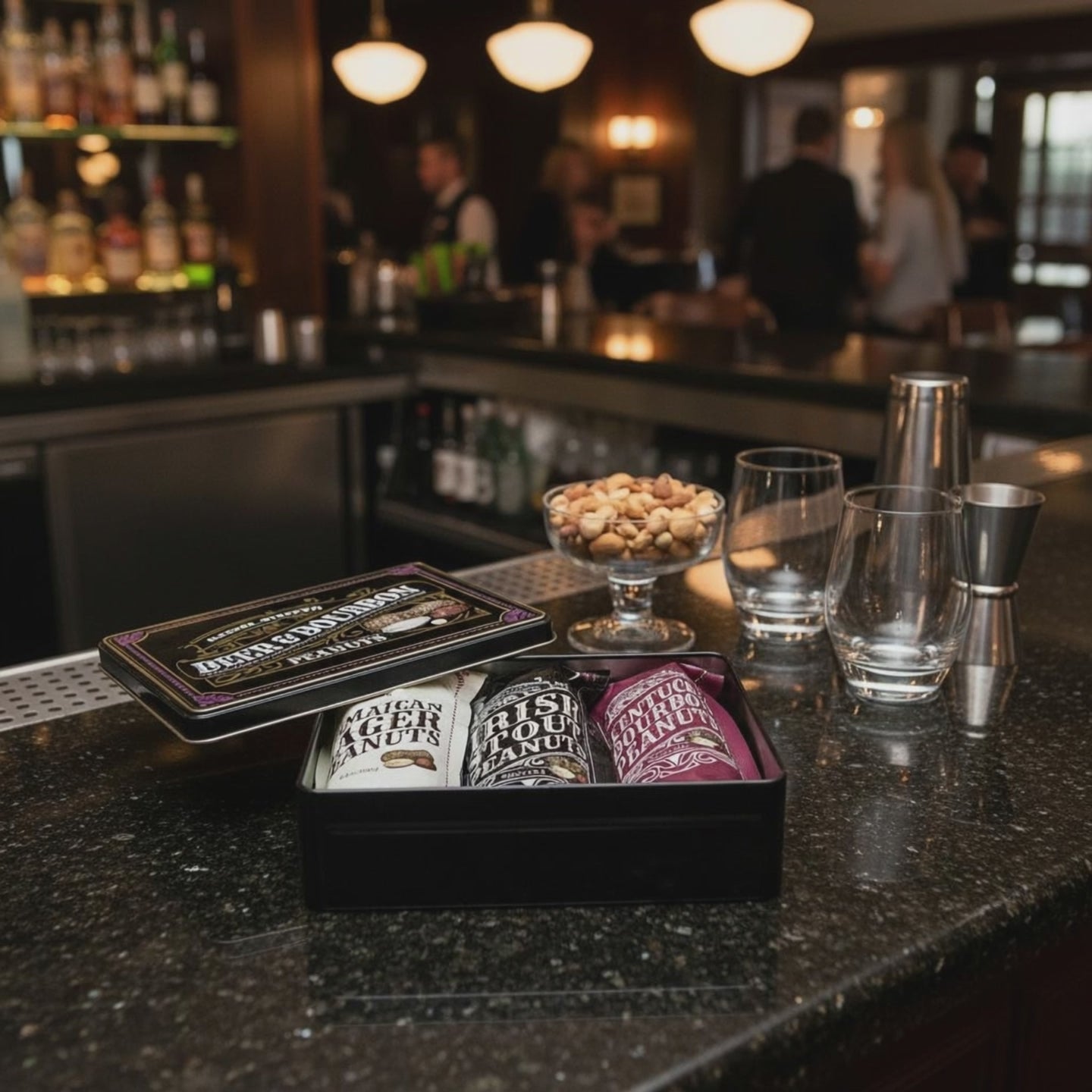 Load video: Beer Bourbon Peanuts Video