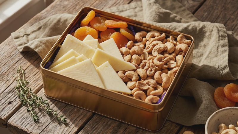 Salted Cashews White Cheddar Cheese Dried Fruit Gift 