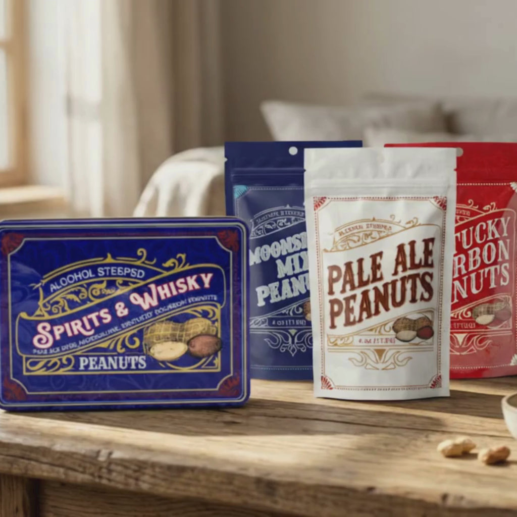 Spirit and Whiskey Peanuts Gift Tin Video