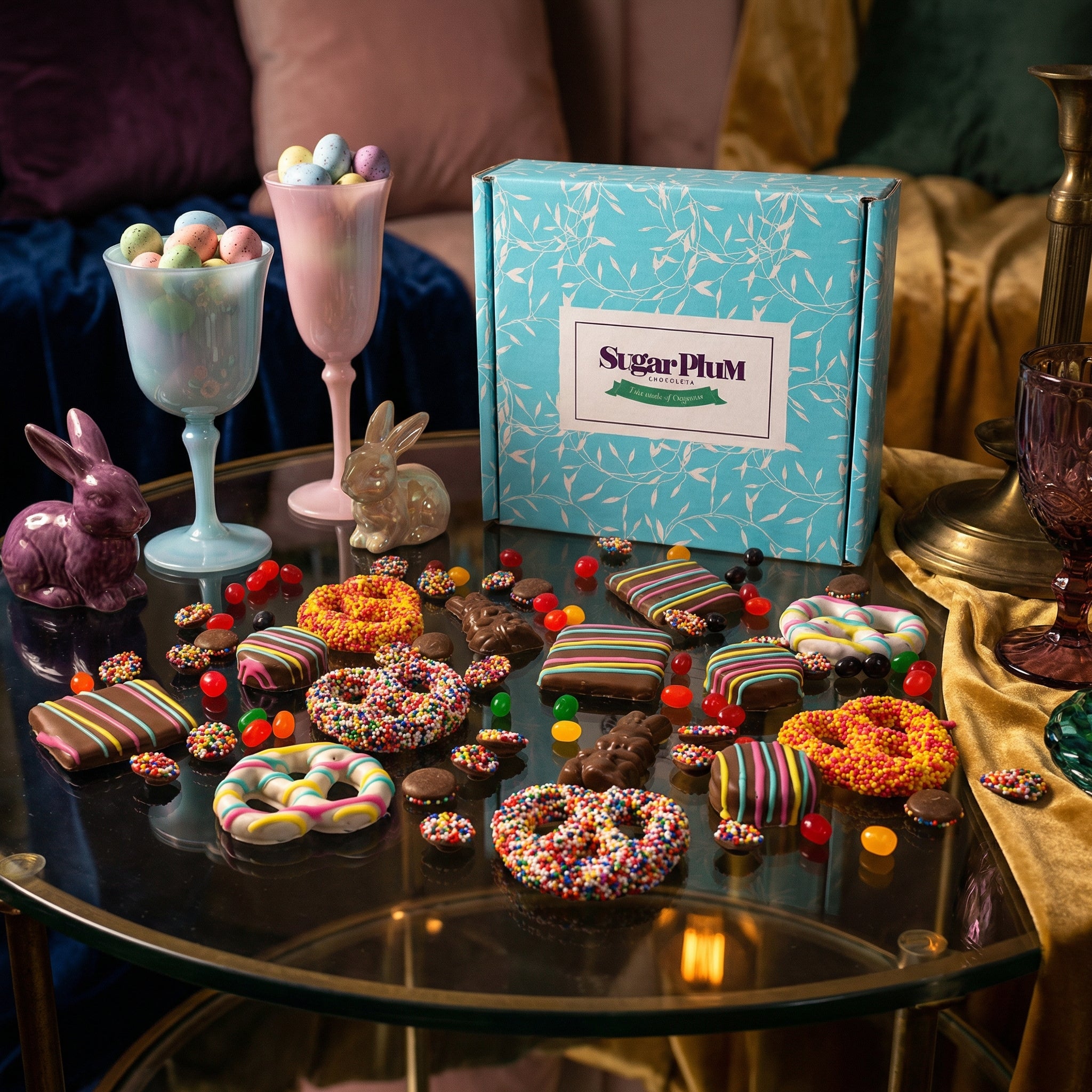 Sugar Plum Chocolates Happy Easter Candy