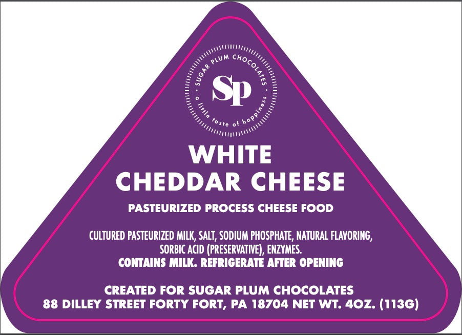 Sugar Plum Chocolates White Cheddar Cheese 