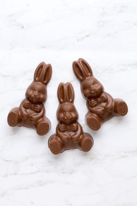 3 Mini Peter Rabbit Chocolate Bunnies.