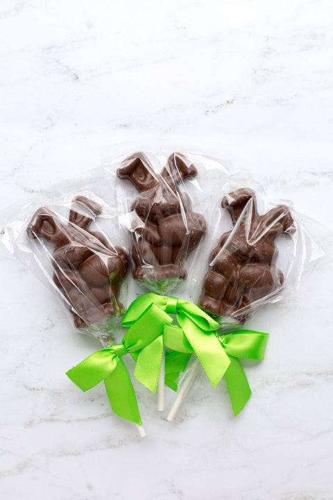Peter Cottontail Chocolate Lollipop Collection - Set of 3 - Sugar Plum Chocolates