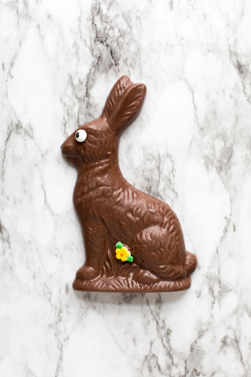 Handmade Solid Milk Chocolate Easter Bunny 8 Oz