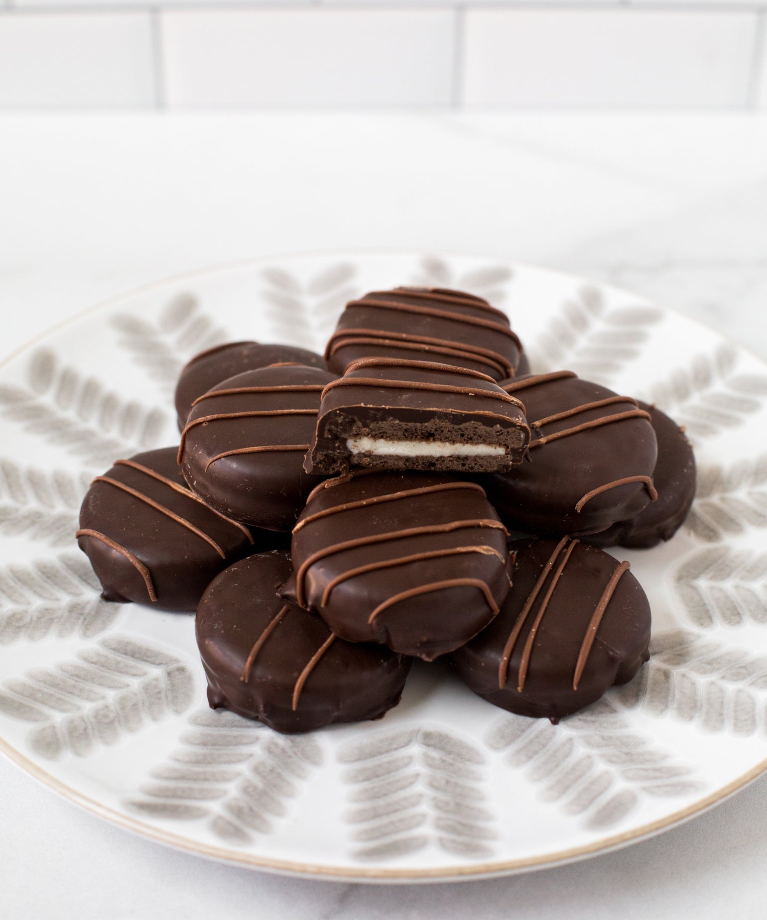 ChocolateCovered Sandwich Cookies Box of 12 Custom Order Sugar