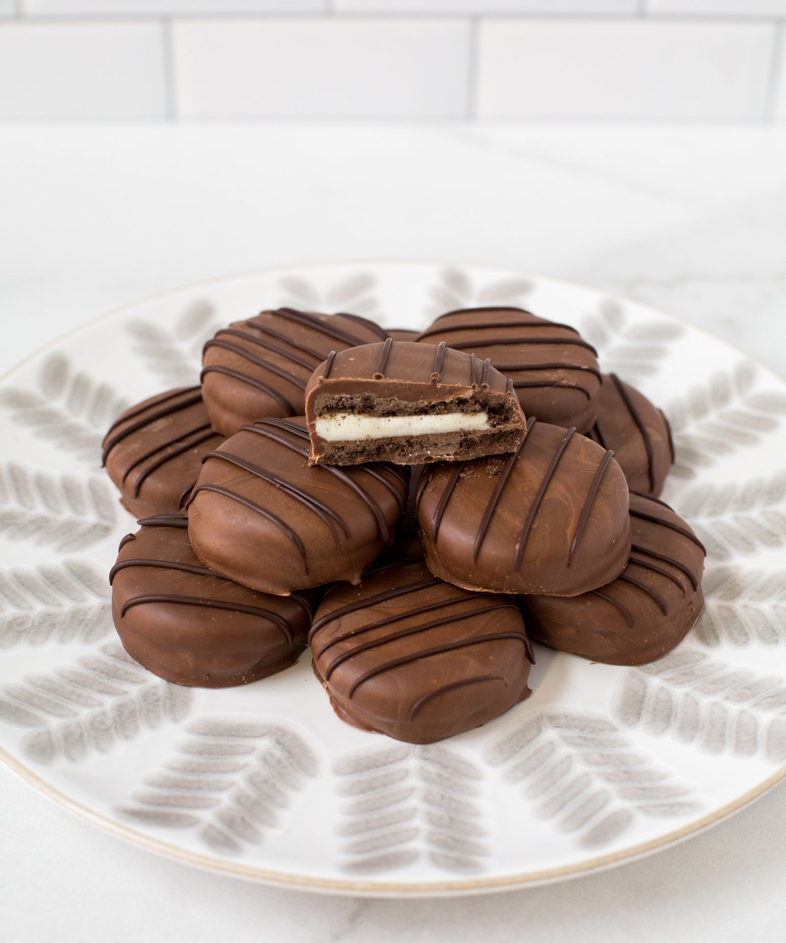 ChocolateCovered Sandwich Cookies Box of 12 Custom Order Sugar