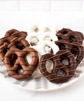 Chocolate-Covered Pretzels - Box of 12 - Unique Blend - Custom Orders with assorted pretzels inside. 