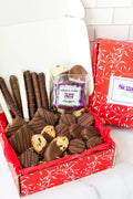 Box of Chocolate Covered Chips Sweet and Salty Snacks