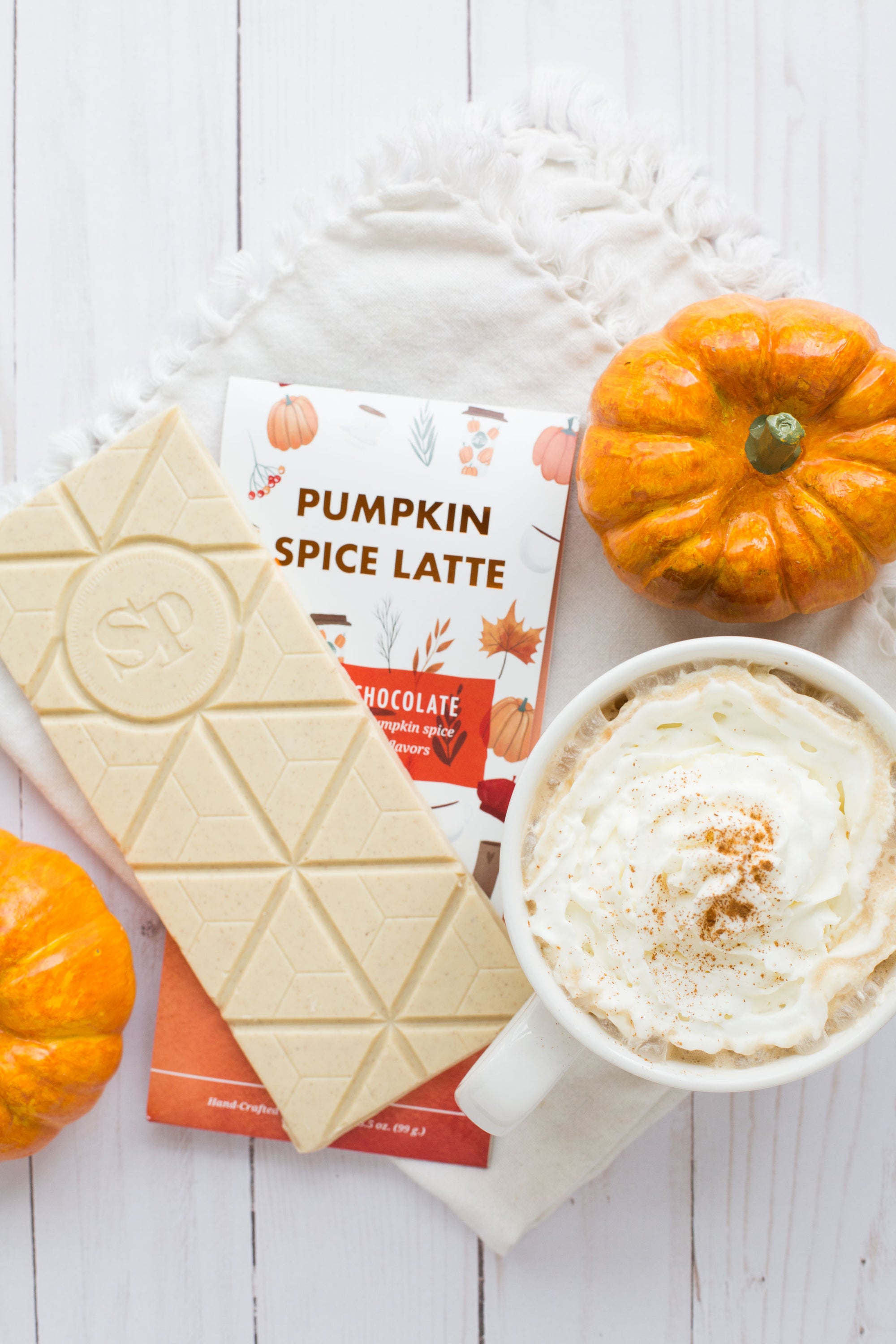 Pumpkin Spice Latte Chocolate Bars photo