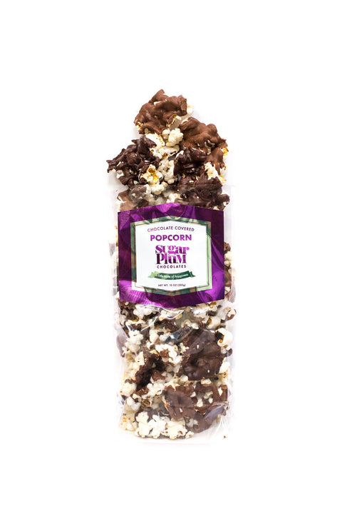 Sugar Plum Chocolate-Covered Popcorn photo