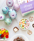 Sugar Plum gourmet Easter Egg and Assorted Goodies