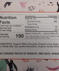 Carrot Cake Bar Nutritional Facts and Ingredients Label photo