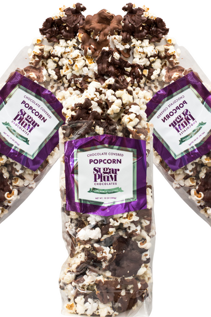Sugar Plum Chocolate Covered Popcorn